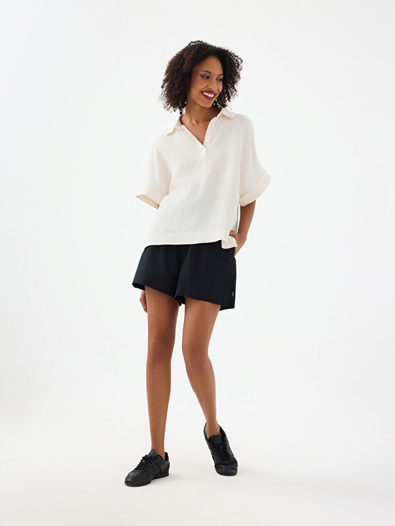 Relax Fit Kadın Gömlek K.kol