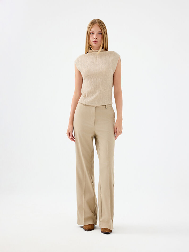 Straight Fit Kadın Pantolon