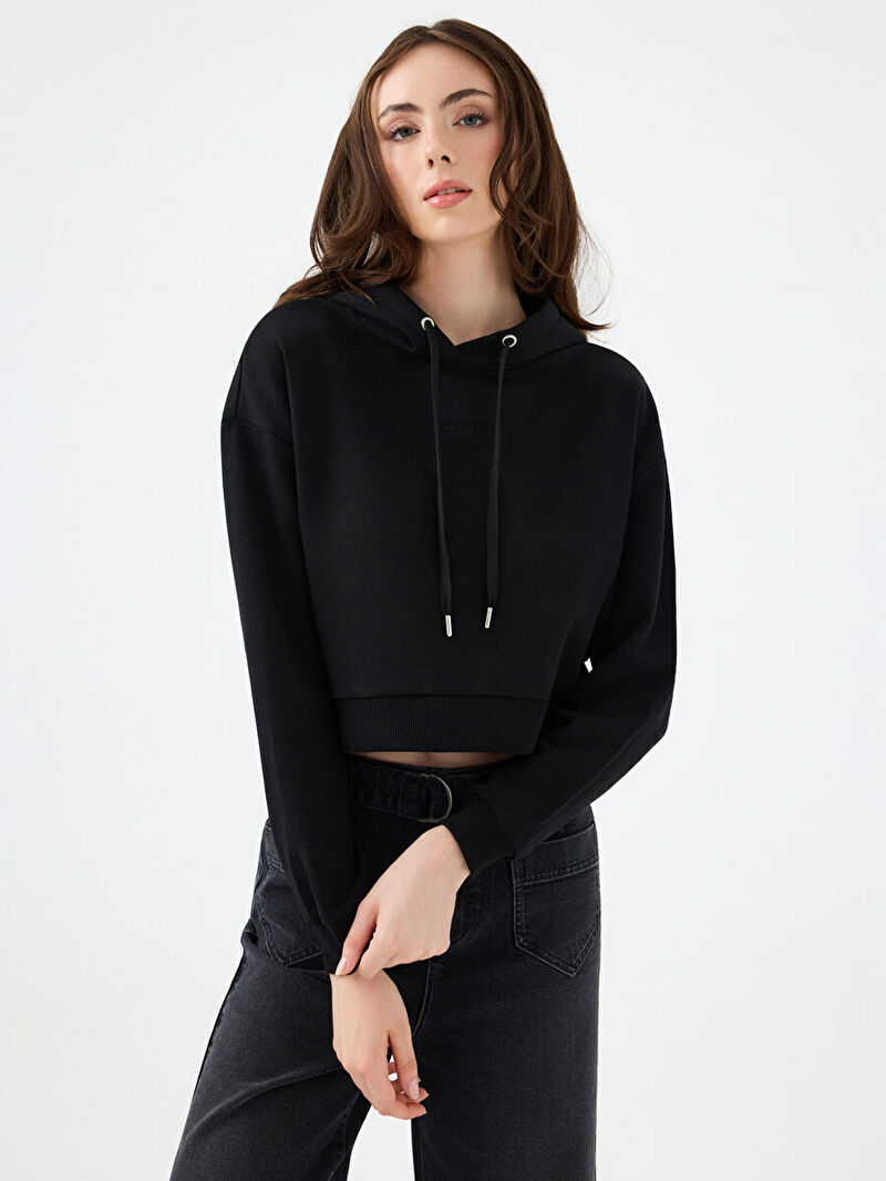 Crop Kadın Sweatshirt