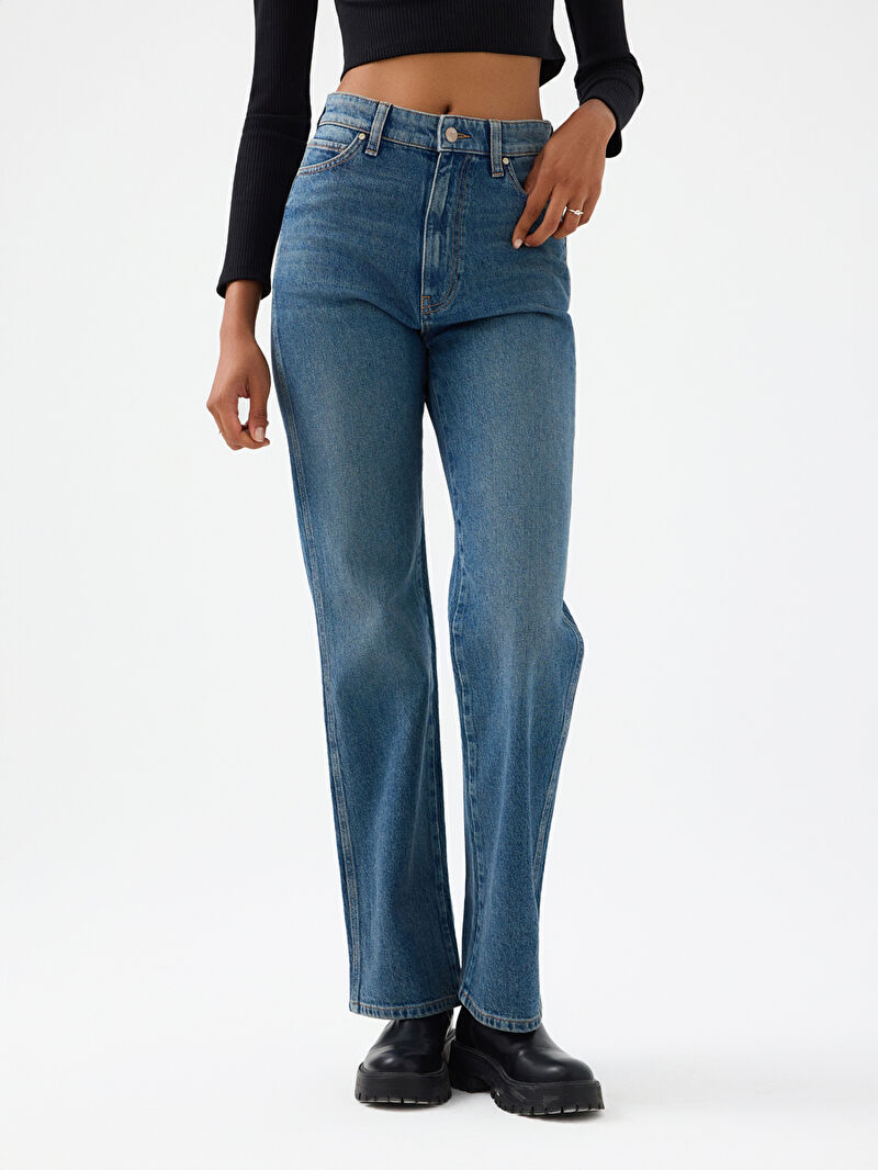 Slim Straight Slim Fit Kadın Pantolon