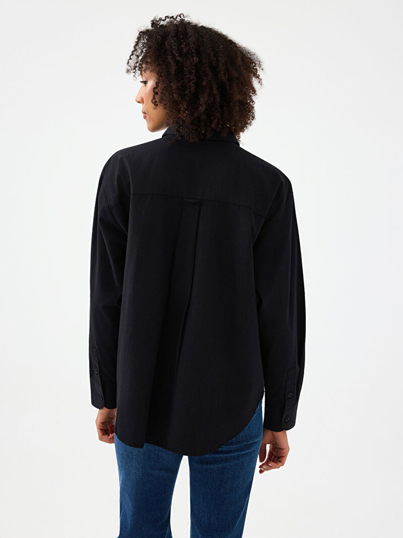Loose Fit Kadın Gömlek U.kol