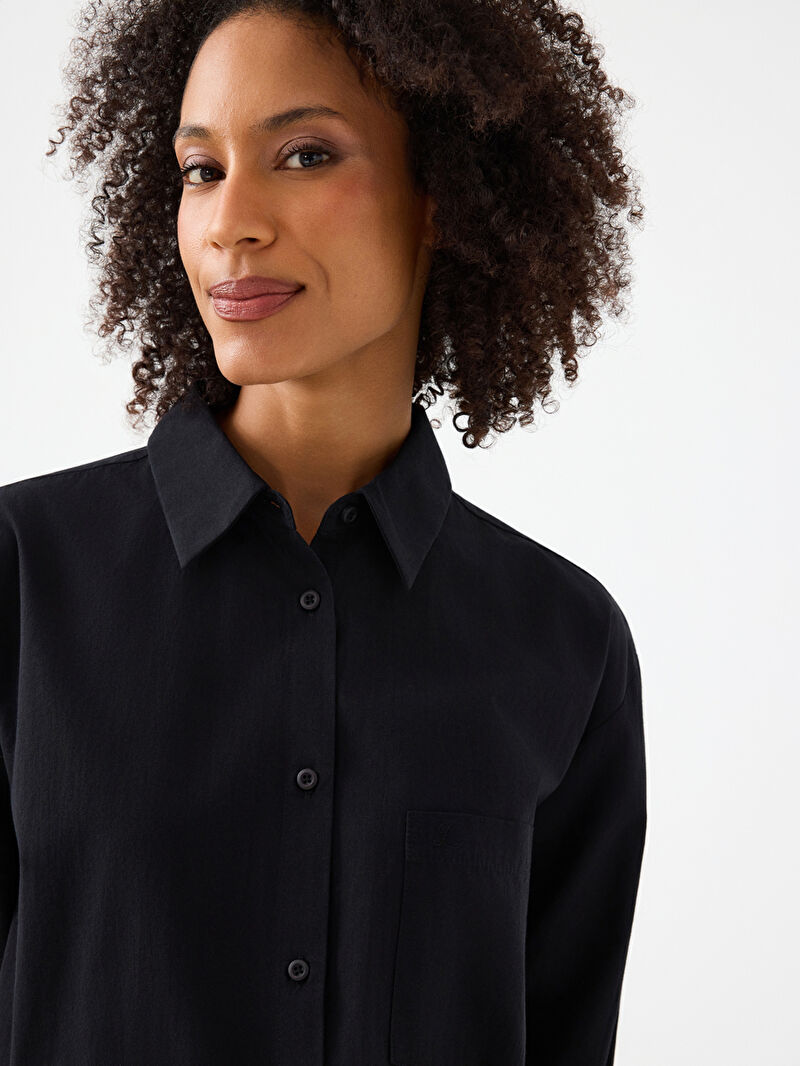 Loose Fit Kadın Gömlek U.kol