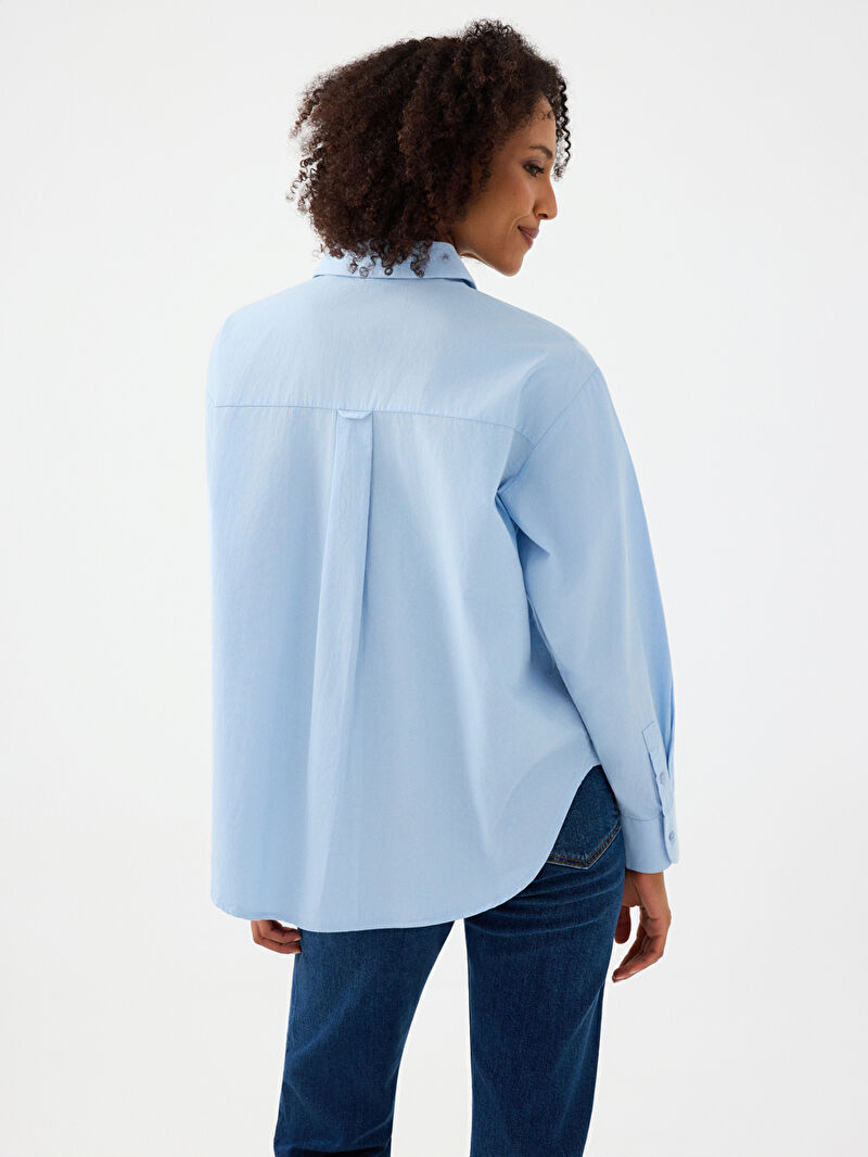 Loose Fit Kadın Gömlek U.kol