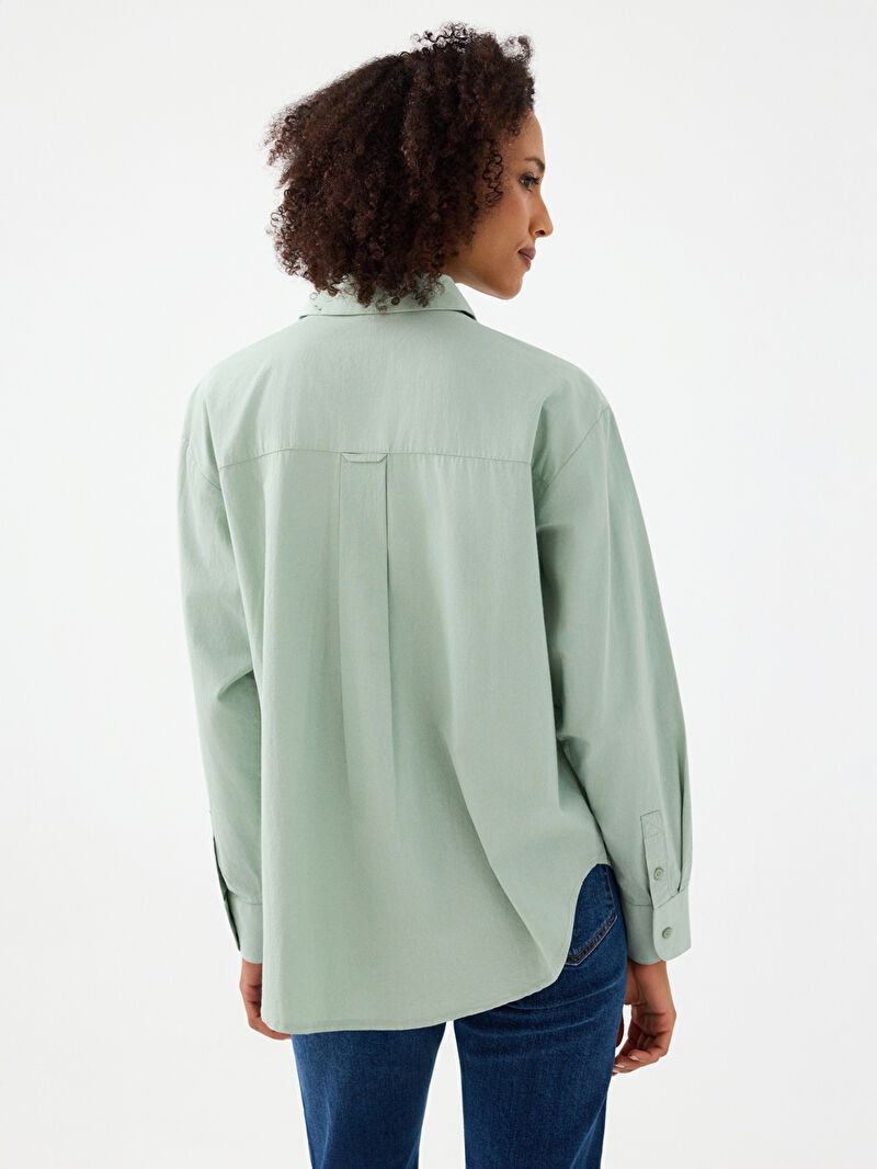 Loose Fit Kadın Gömlek U.kol