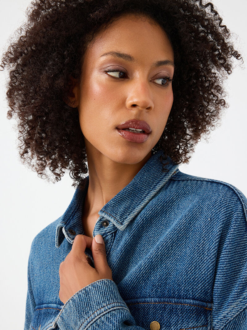 Regular Fit Kadın Gömlek U.kol