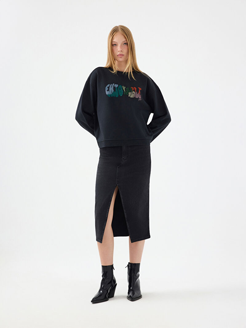 Regular Fit Kadın Sweatshirt