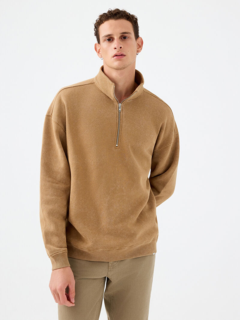 Oversize Fit Erkek Sweatshirt