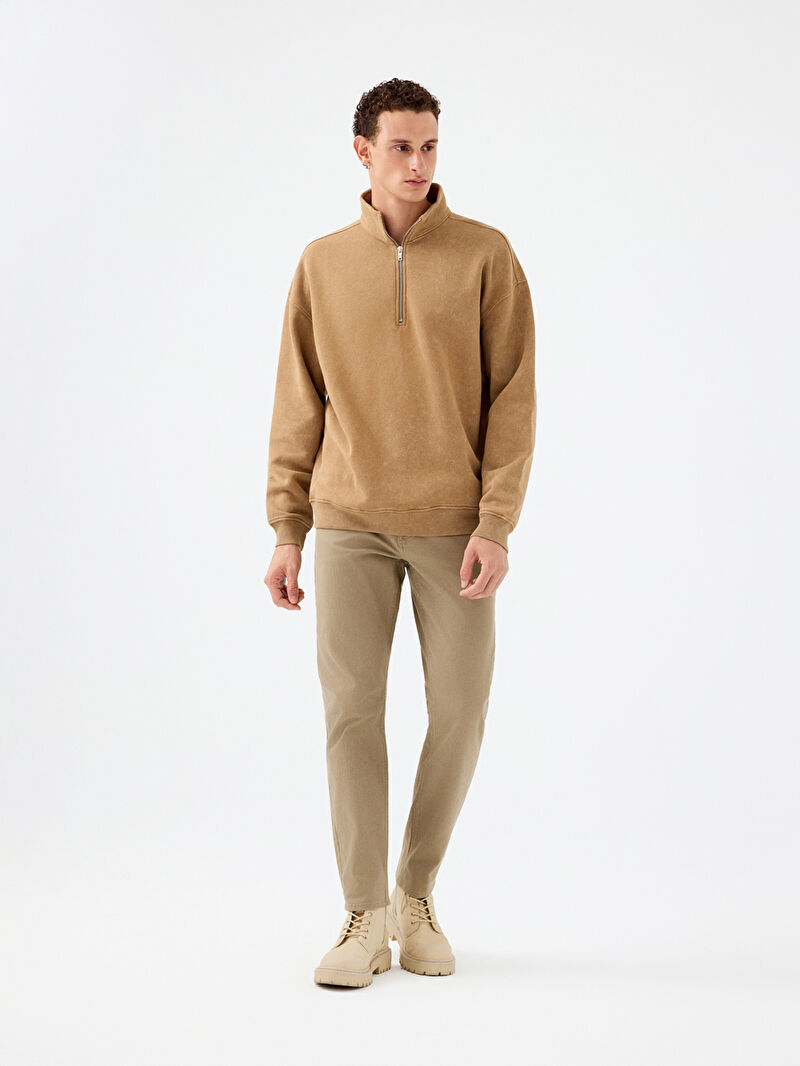 Oversize Fit Erkek Sweatshirt