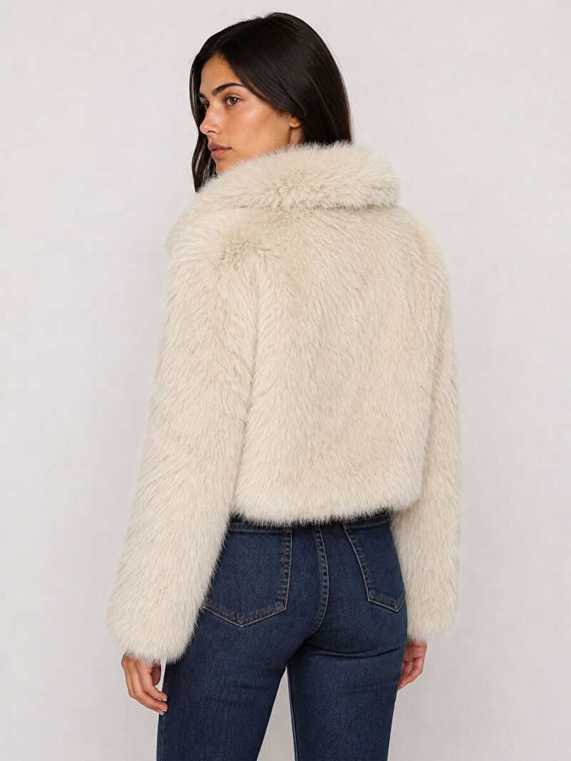 Crop Kadın Mont