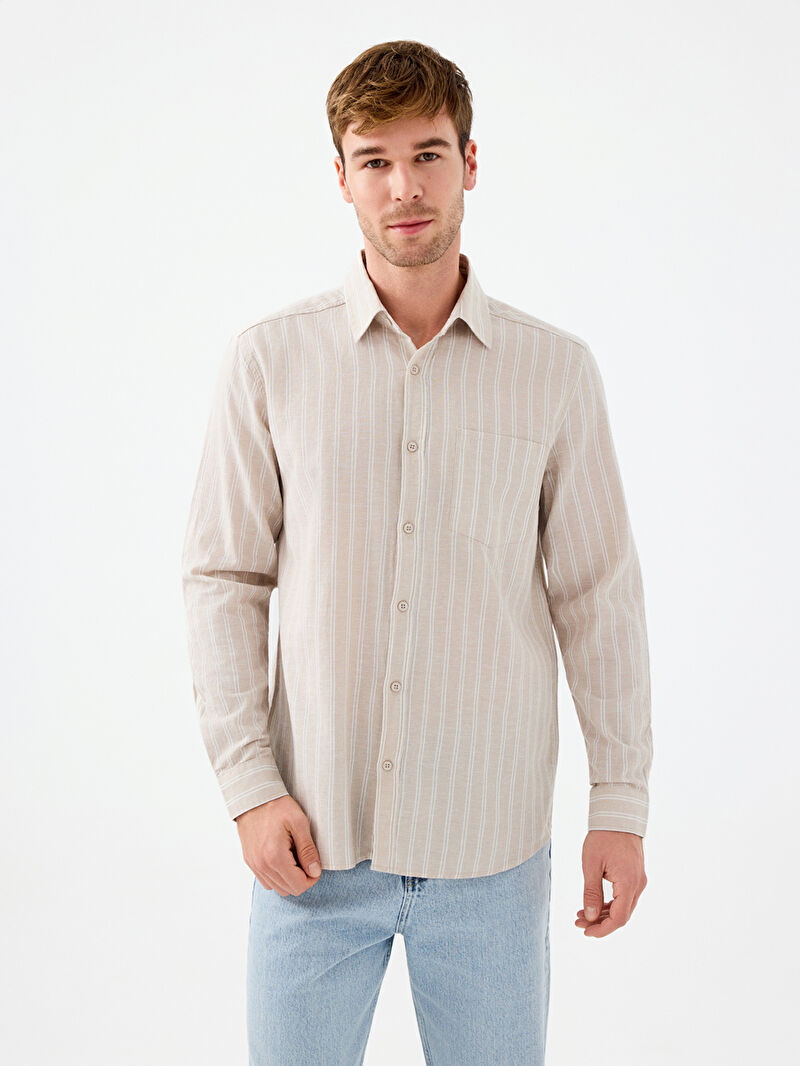 Relax Fit Erkek Gömlek U.kol