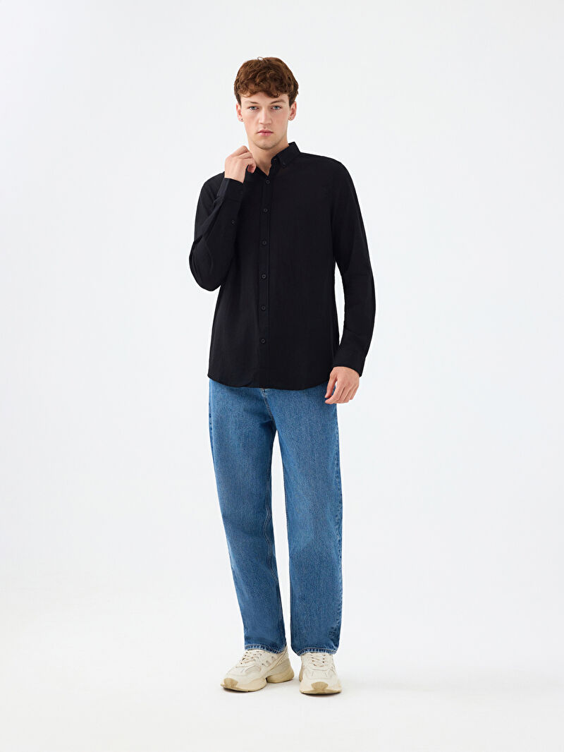 Regular Fit Erkek Gömlek U.kol