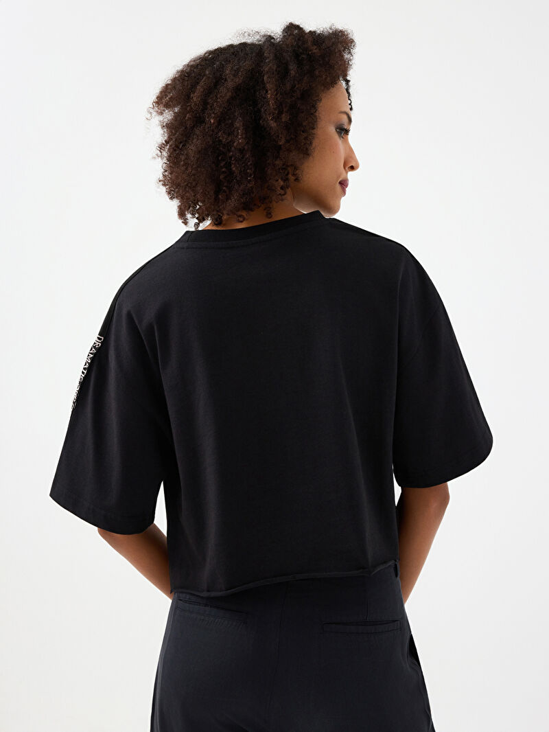 Crop Kadın Tshirt K.kol