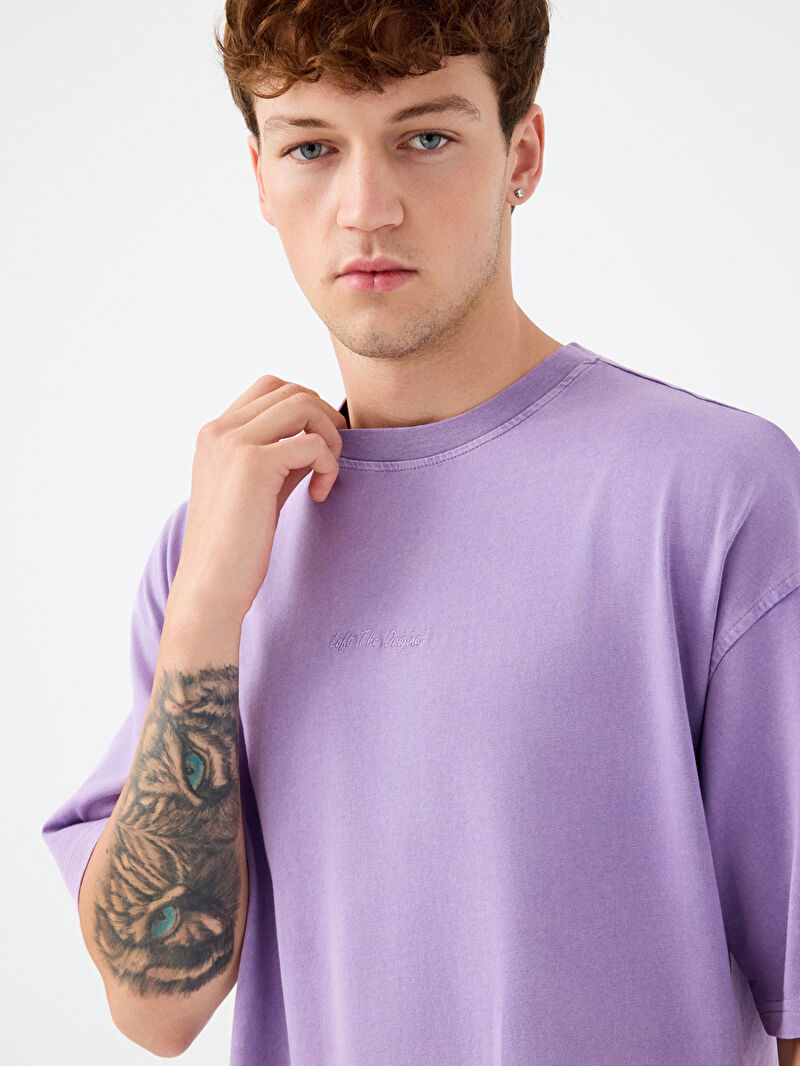 Oversize Fit Erkek Tshirt K.kol