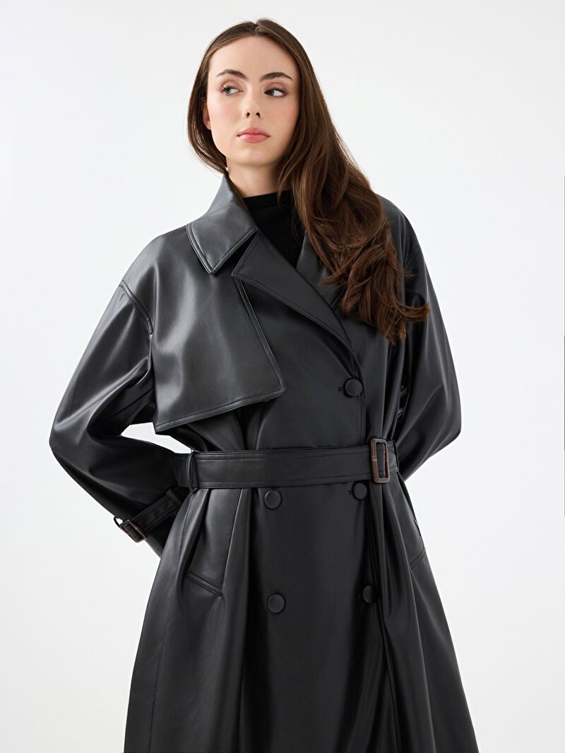 Loose Fit Kadın Trenchcoat