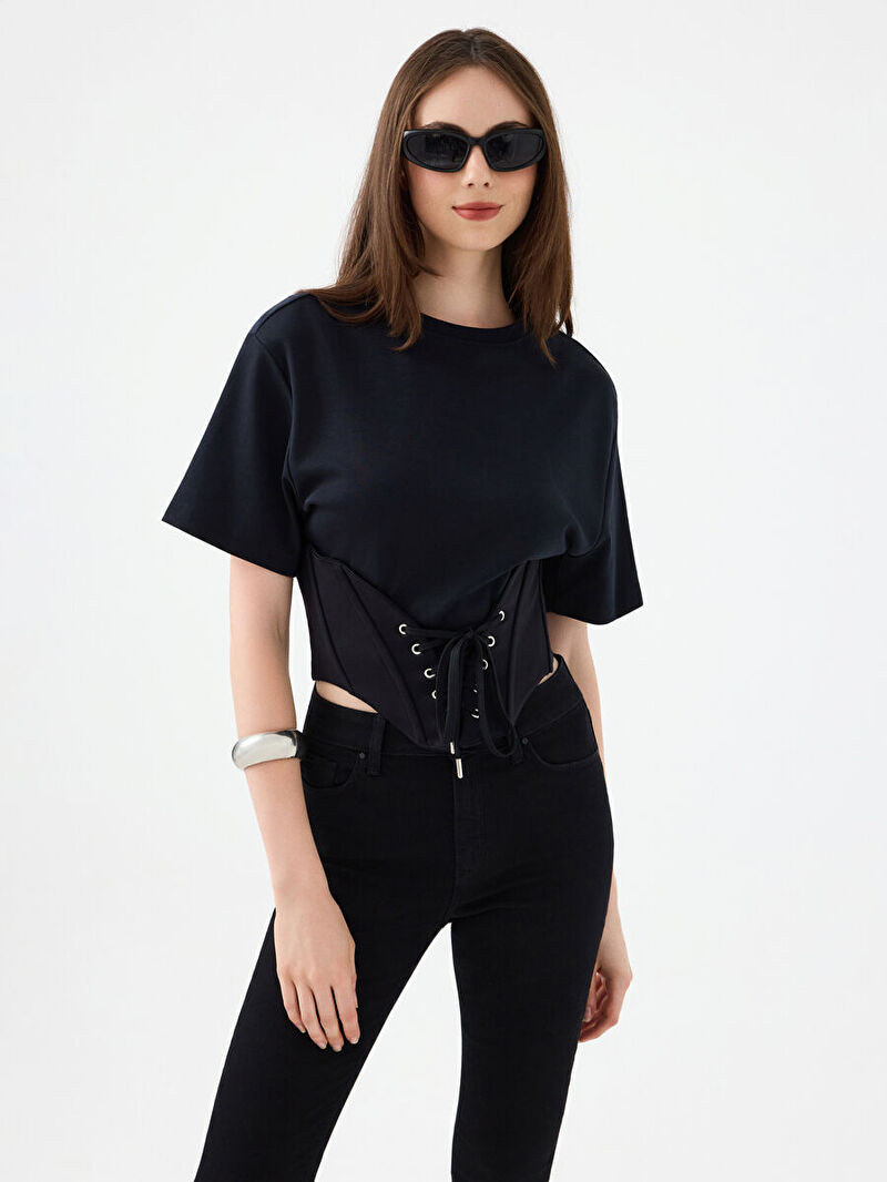 Slim Fit Kadın Tshirt K.kol