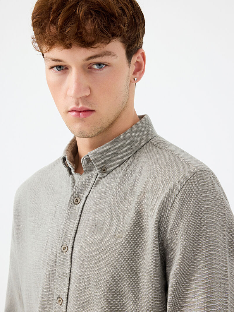 Regular Fit Erkek Gömlek U.kol