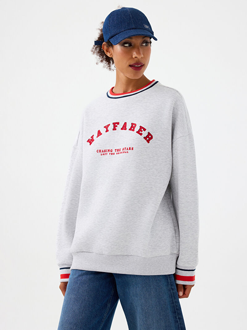 Oversize Kadın Sweatshirt