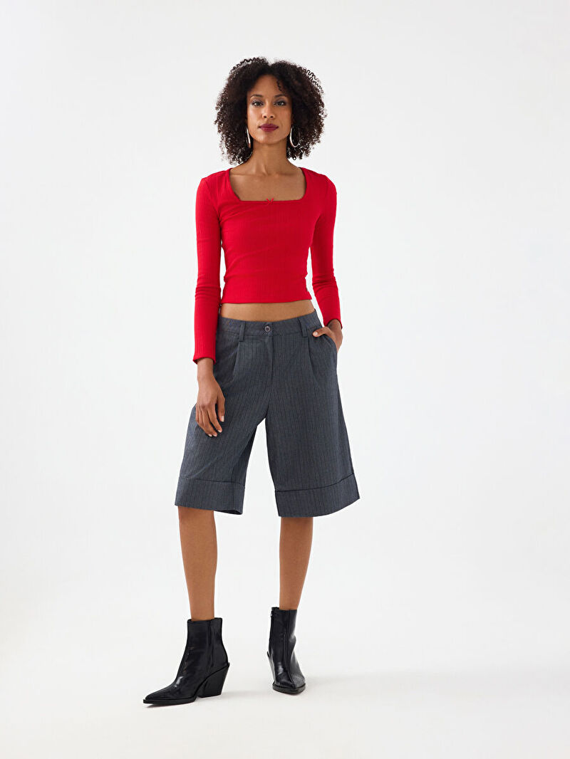 High Waist Kadın Pantolon