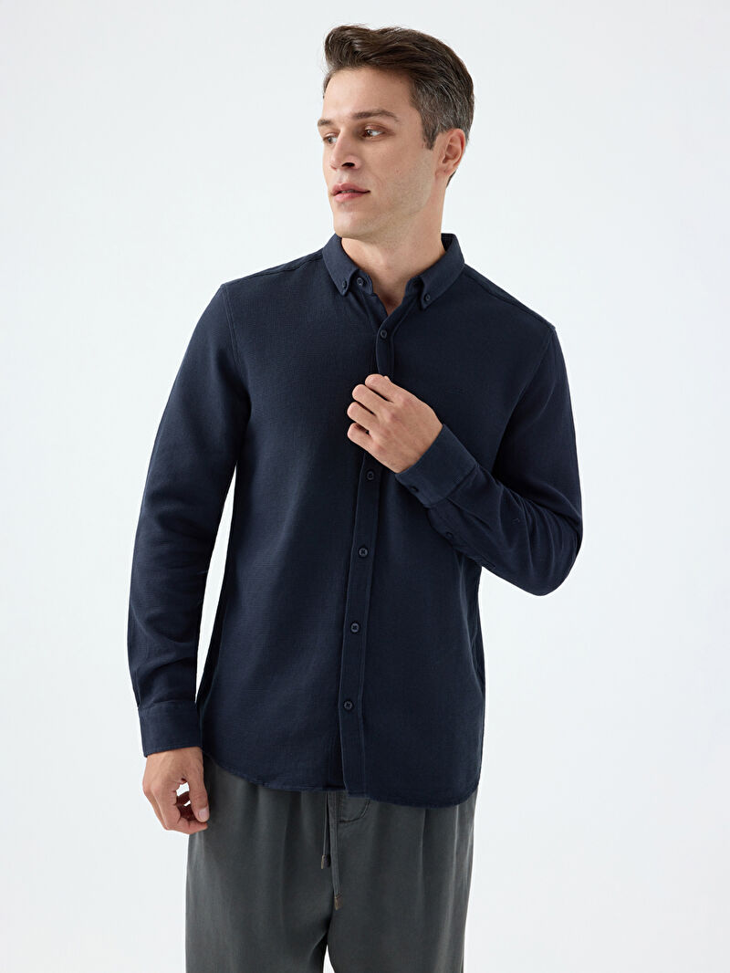 Regular Fit Erkek Gömlek U.kol