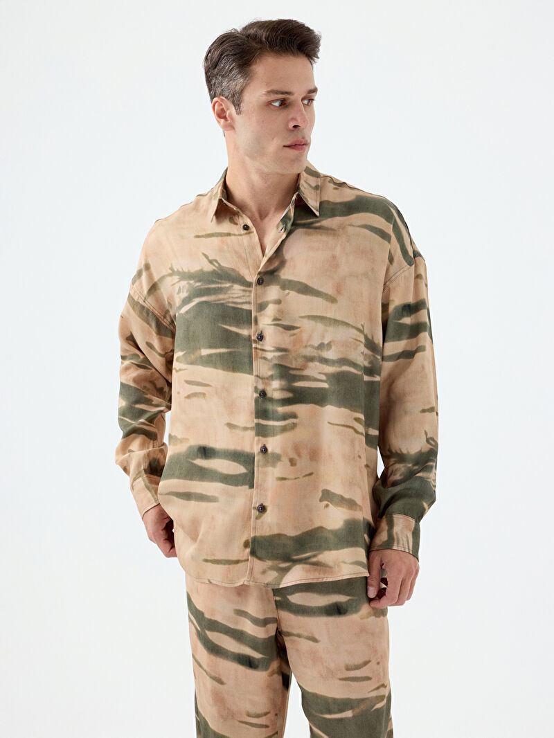 Relax Fit Erkek Gömlek U.kol