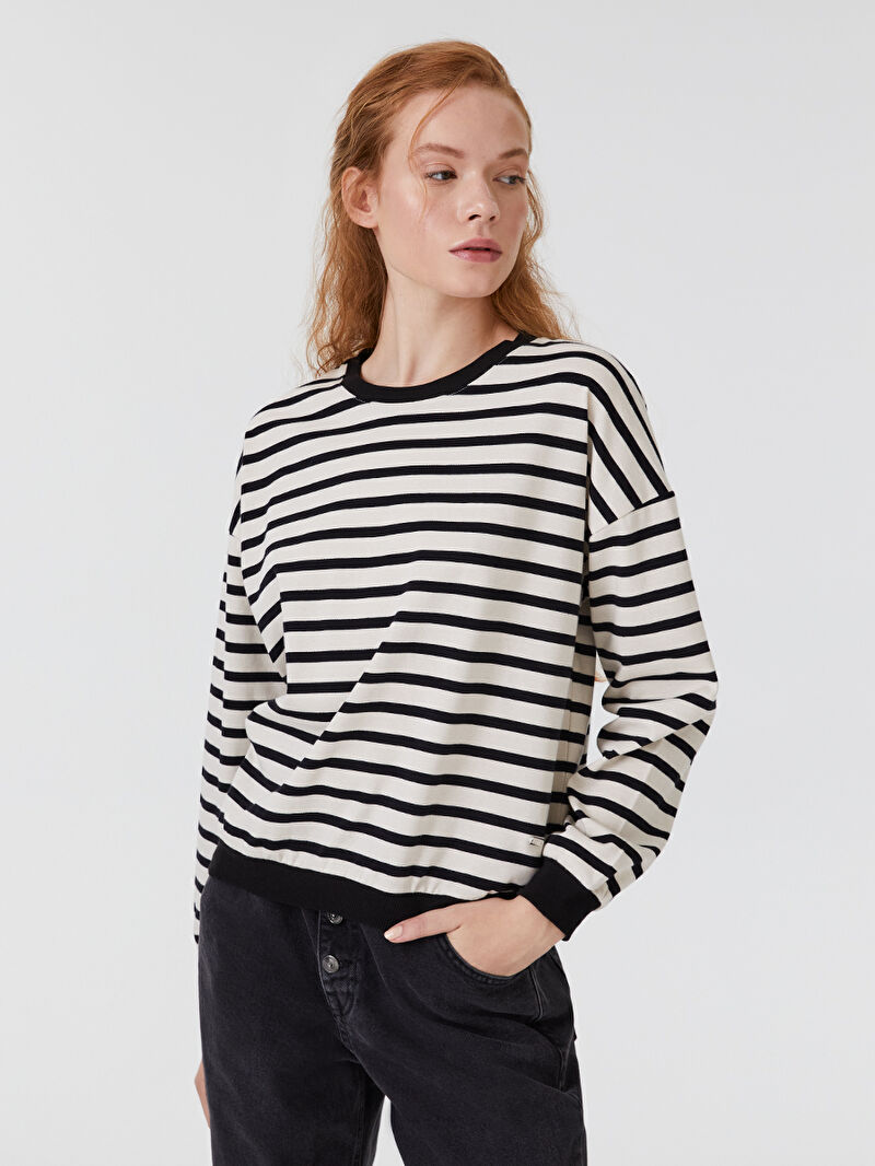 Loose Fit Kadın Sweatshirt