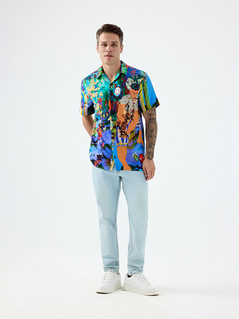 Relax Fit Erkek Gömlek K.kol