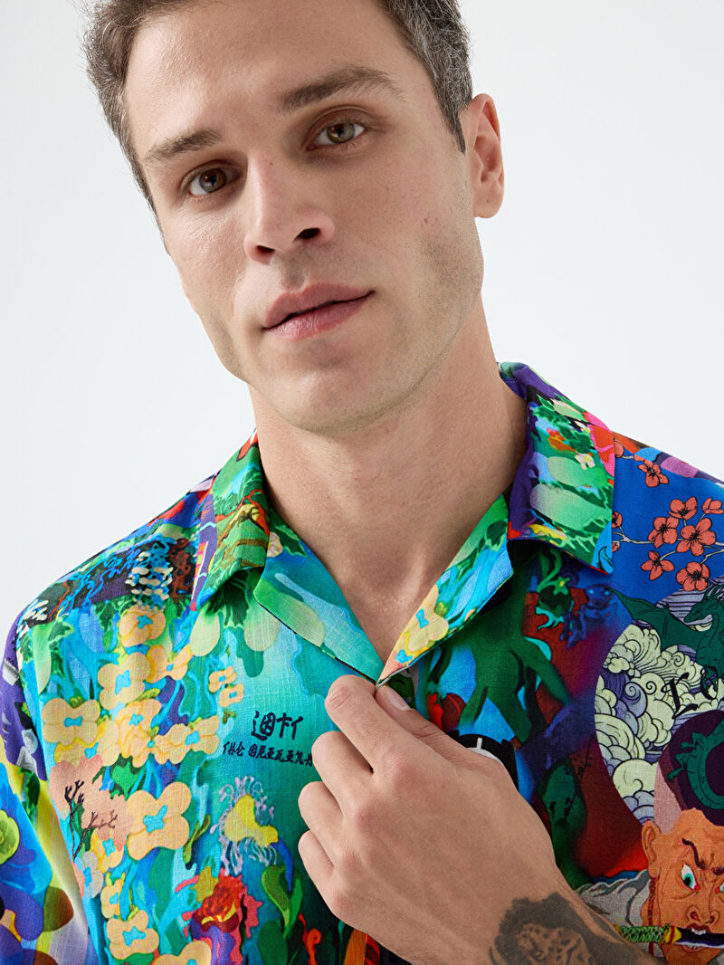 Relax Fit Erkek Gömlek K.kol