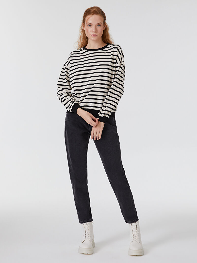 Loose Fit Kadın Sweatshirt