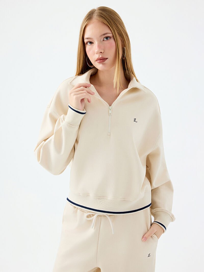 Oversize Fit Kadın Sweatshirt