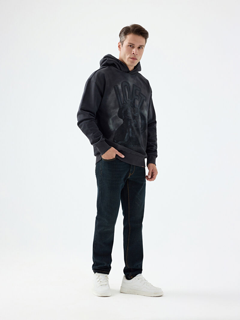 Oversize Fit Erkek Sweatshirt