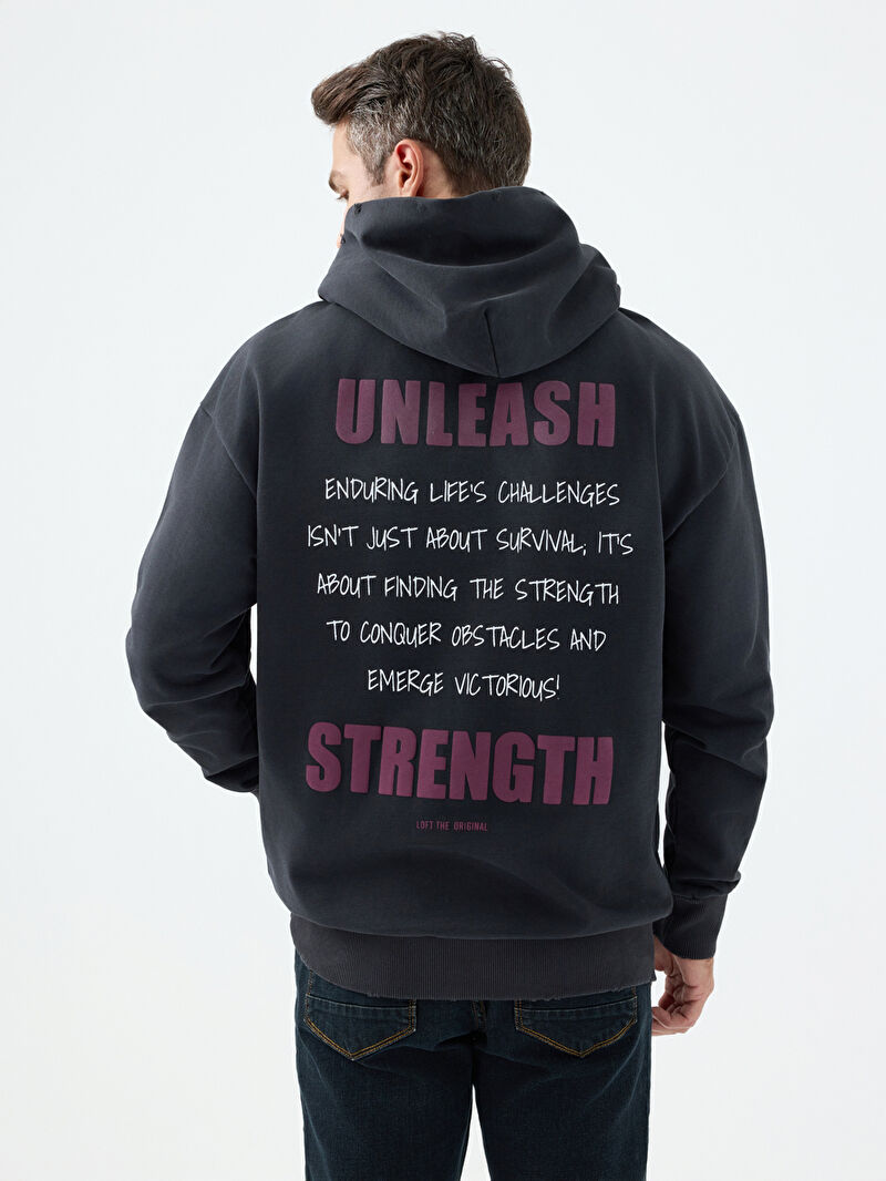 Oversize Fit Erkek Sweatshirt