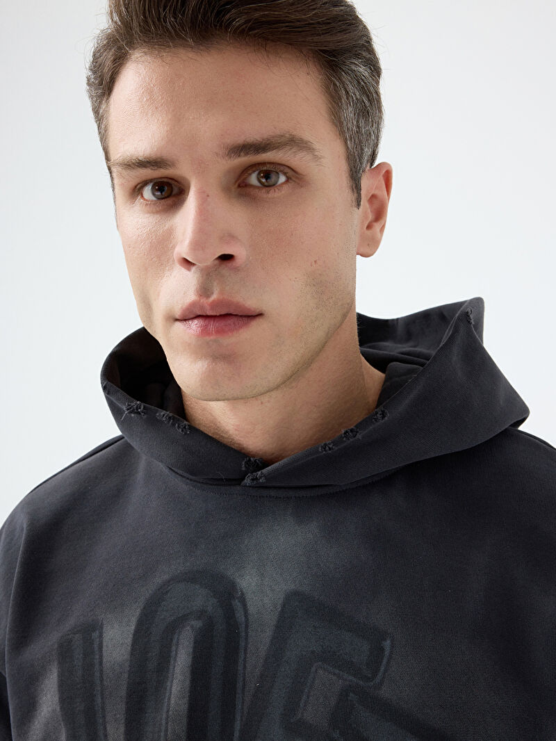 Oversize Fit Erkek Sweatshirt