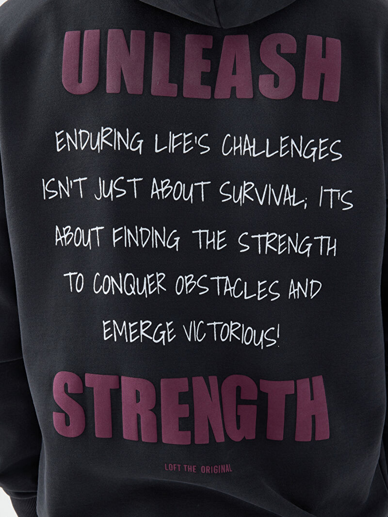 Oversize Fit Erkek Sweatshirt