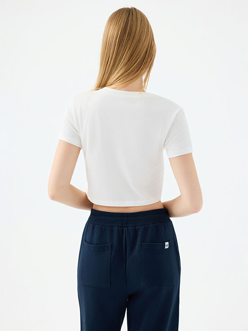 Crop Kadın Tshirt K.kol