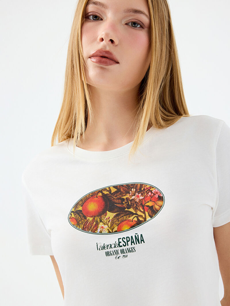 Crop Kadın Tshirt K.kol