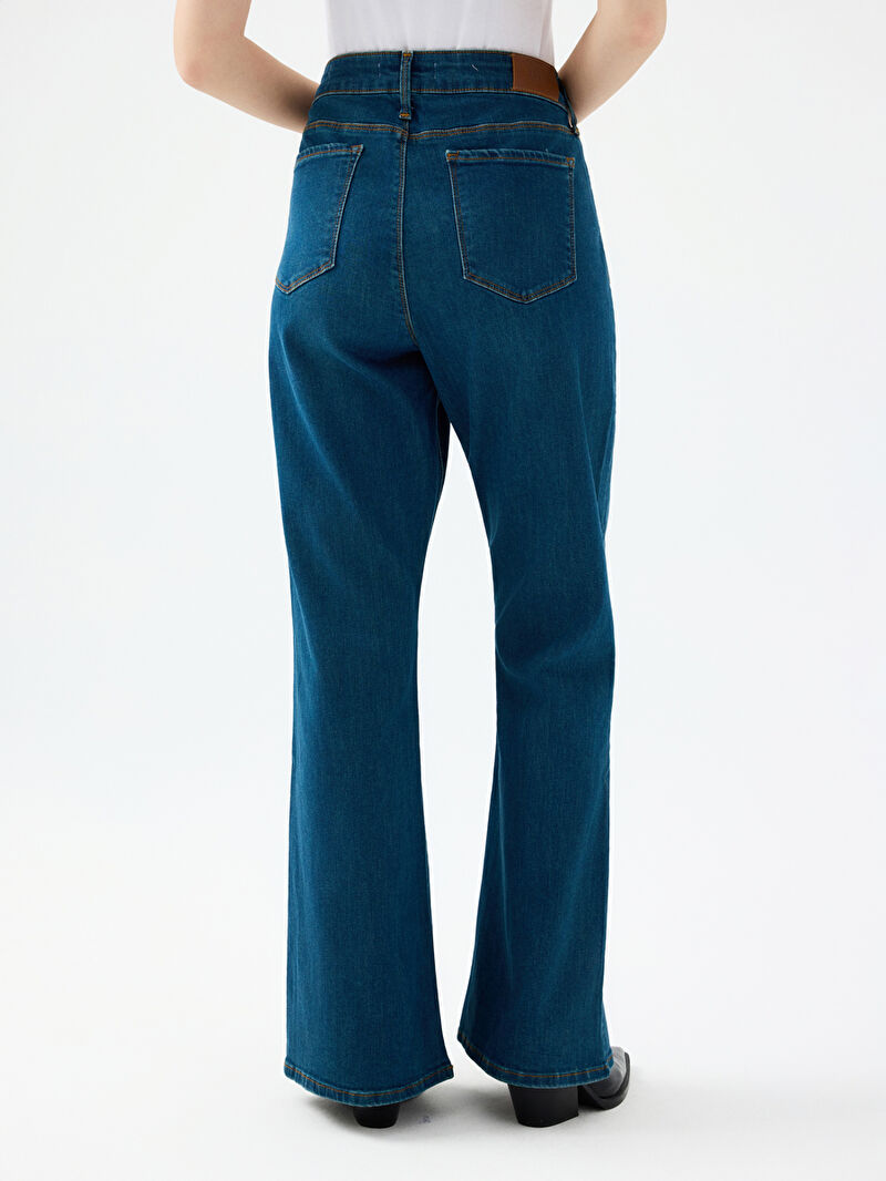 Flare Slim Fit Kadın Pantolon