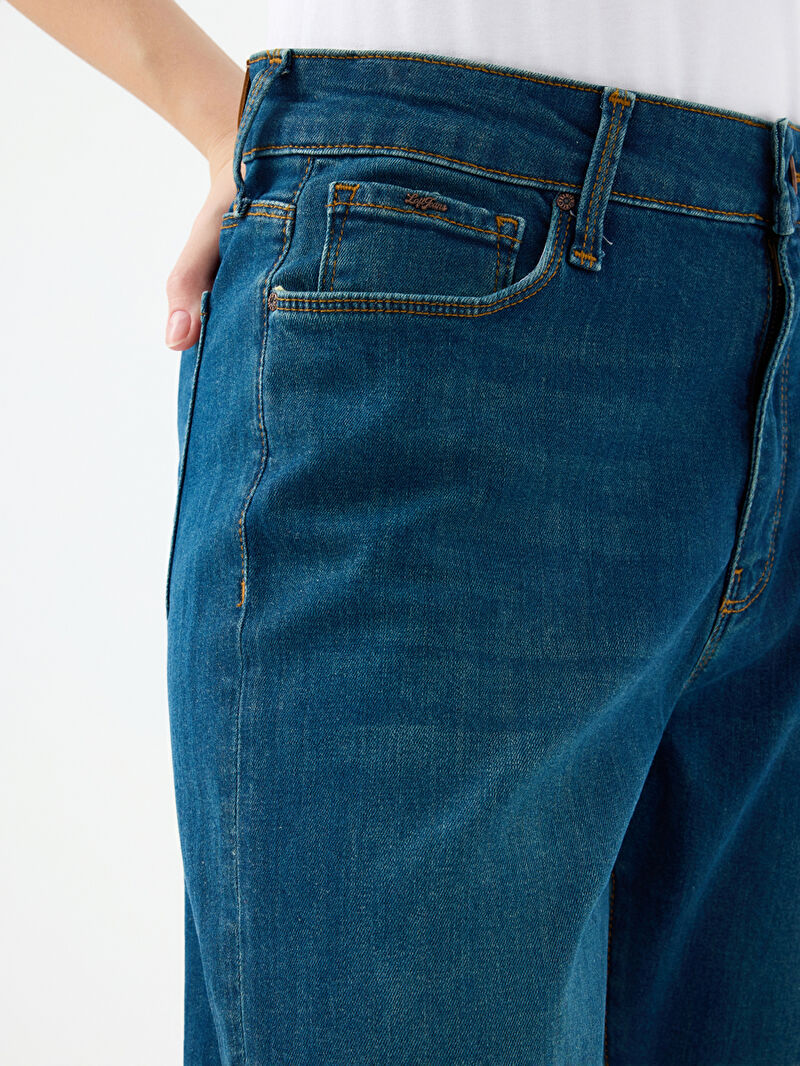 Flare Slim Fit Kadın Pantolon