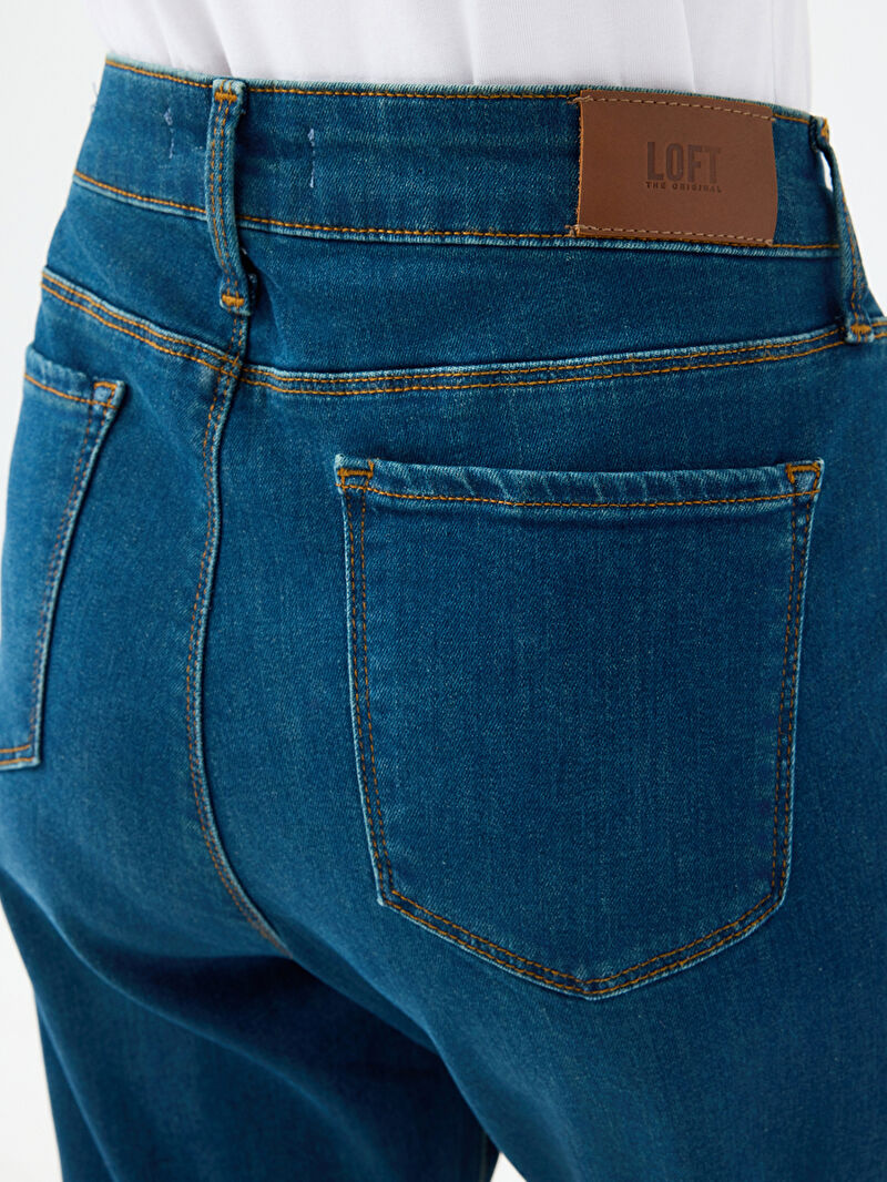 Flare Slim Fit Kadın Pantolon