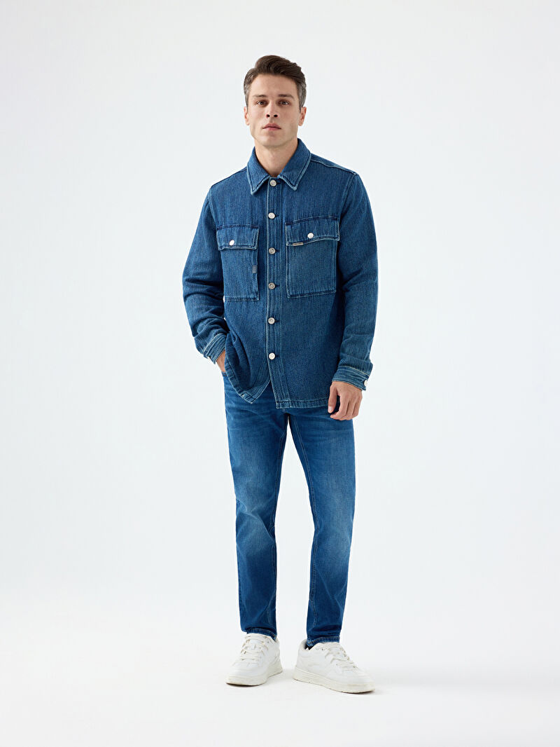 Oversize Erkek Gömlek U.kol