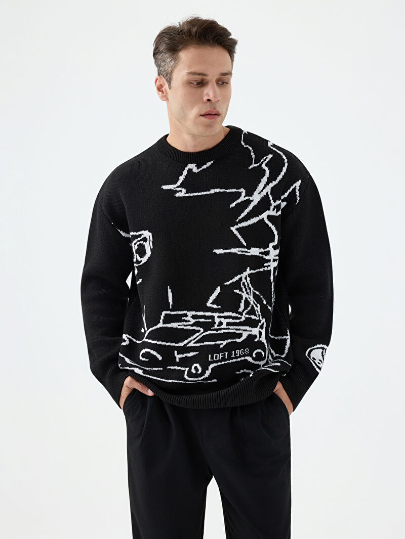 Loose Fit Erkek Kazak