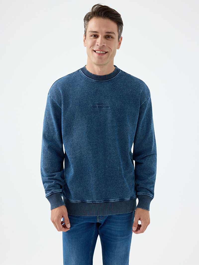 Oversize Fit Erkek Sweatshirt