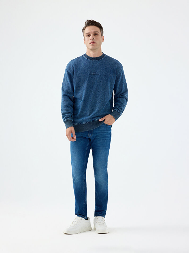 Oversize Fit Erkek Sweatshirt