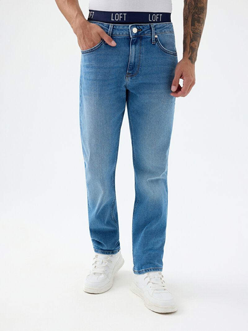 68 Simon Straight Fit Erkek Pantolon