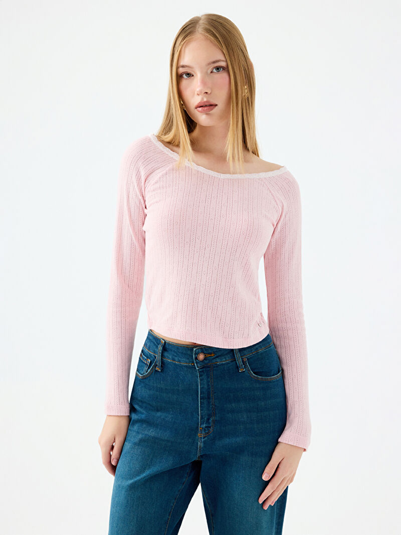 Slim Fit Kadın Tshirt U.kol