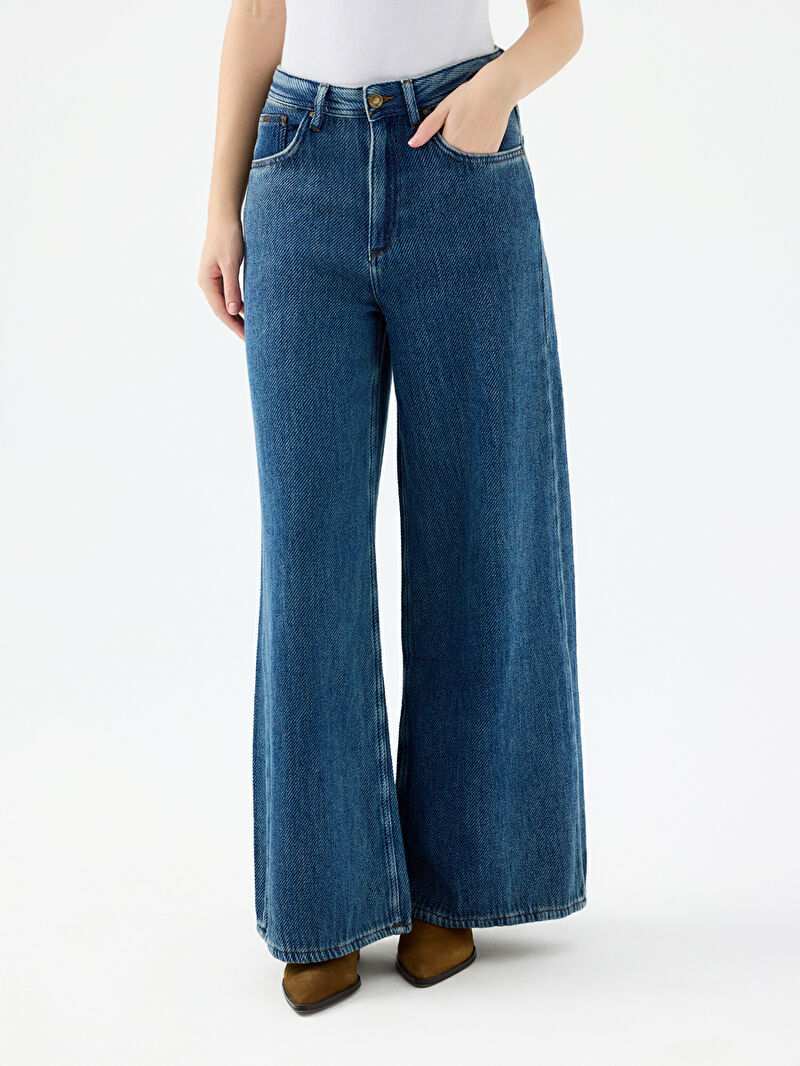 Palazzo Regular Fit Kadın Pantolon