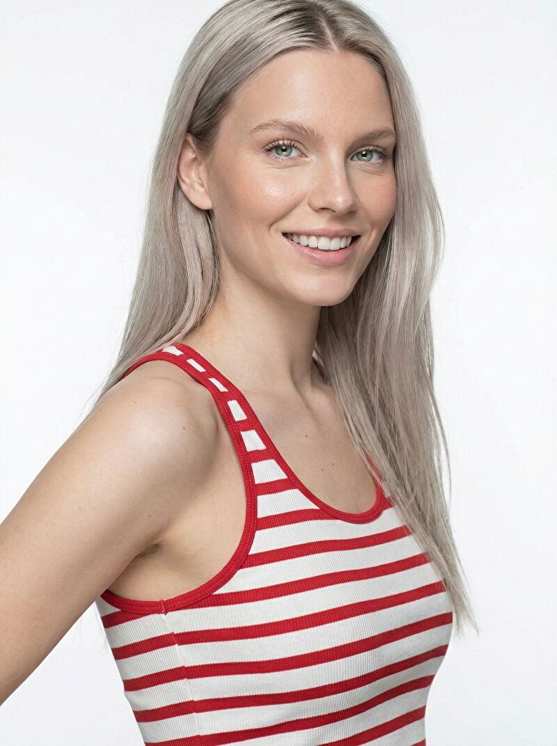 Slim Fit Kadın Atlet