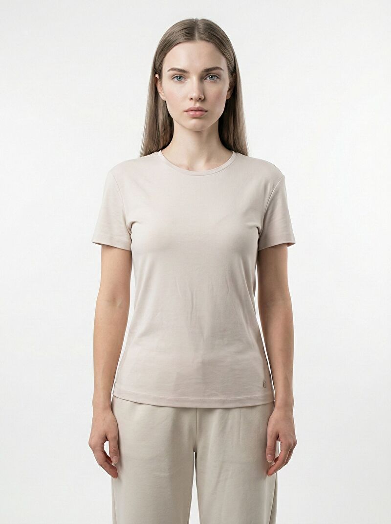 Slim Fit Kadın Tshirt K.kol