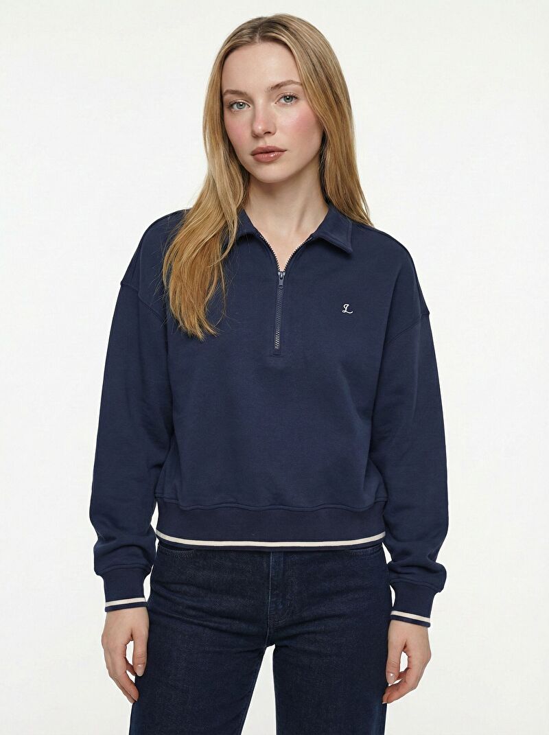 Oversize Fit Kadın Sweatshirt