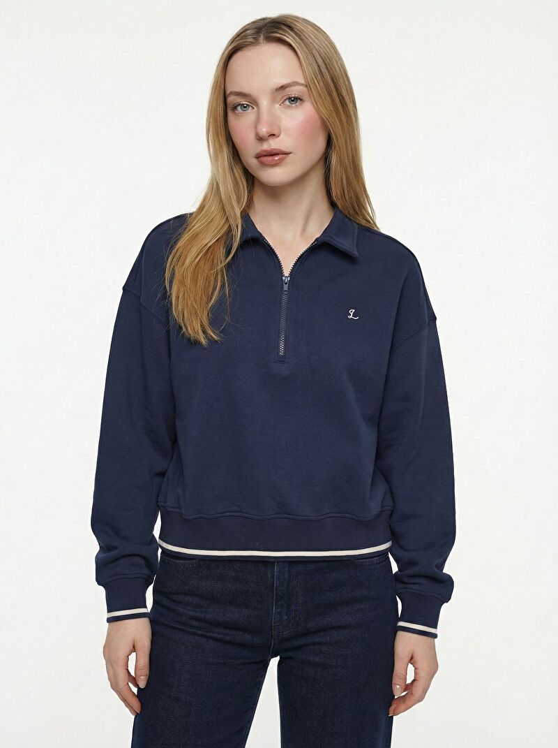 Oversize Fit Kadın Sweatshirt