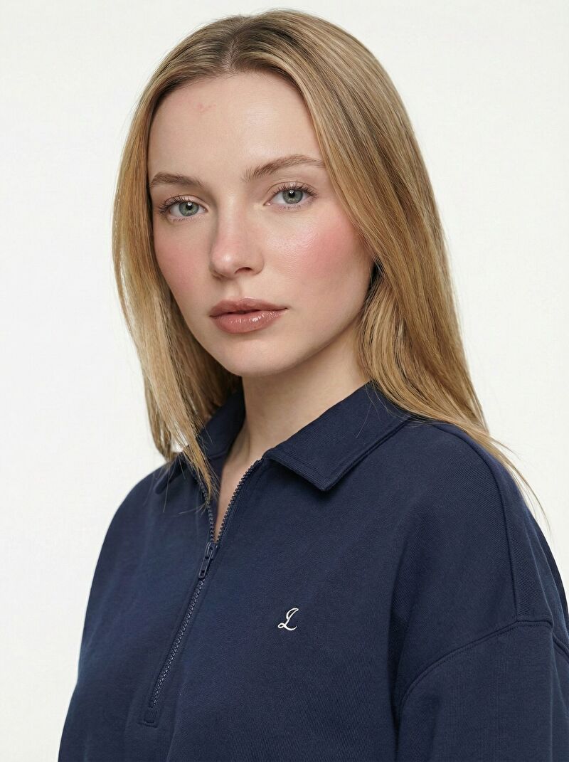 Oversize Fit Kadın Sweatshirt